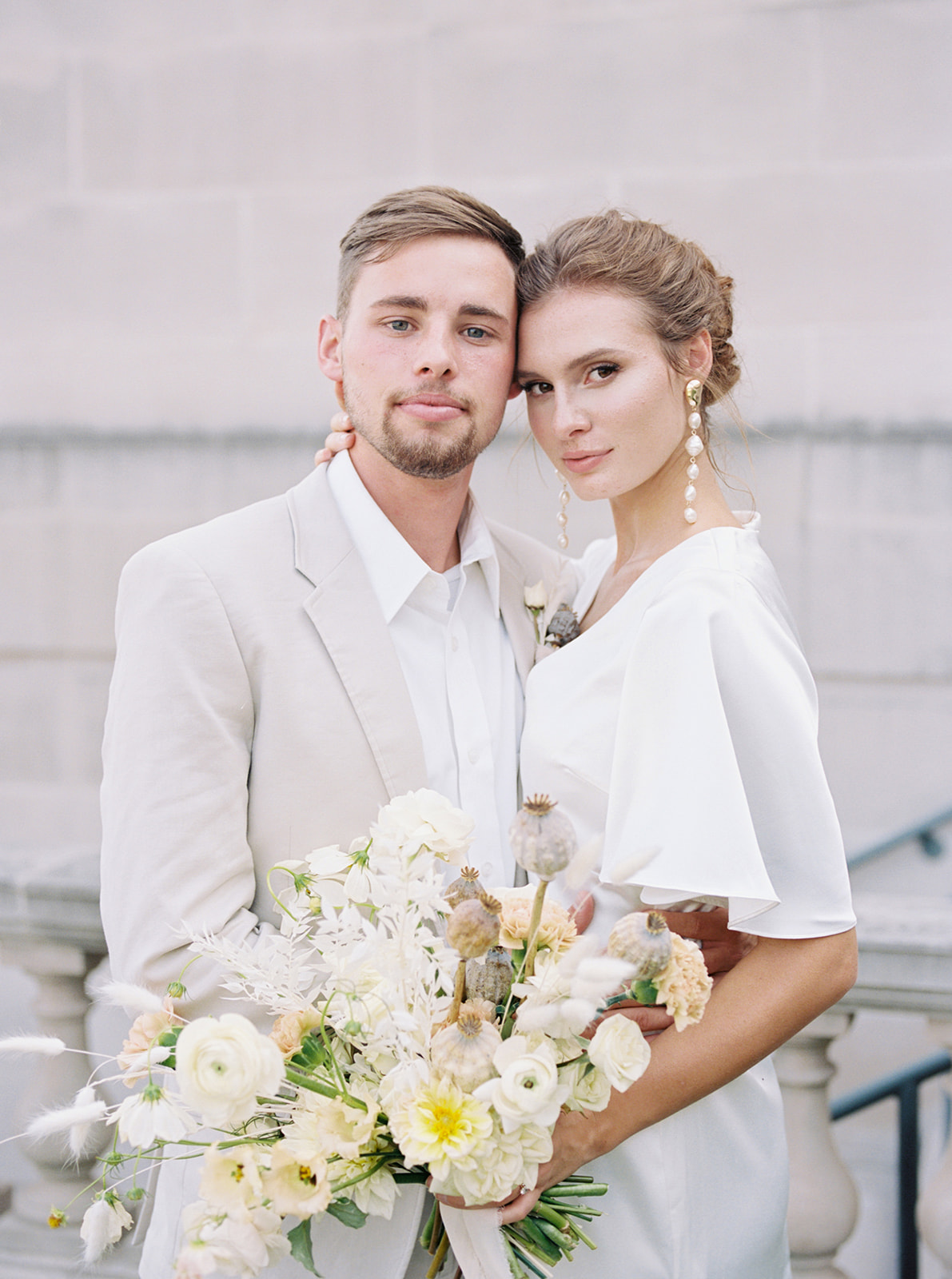 Modern Elopement Inspiration at The Virginia Museum of History and Culture